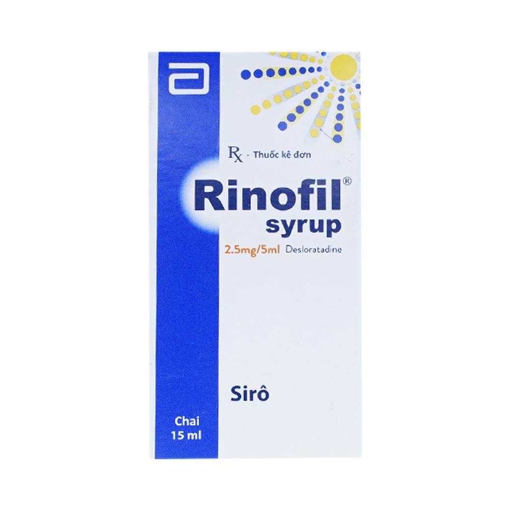 Hình ảnh Syrup Rinofil 2.5mg/5ml Abbott giảm viêm mũi dị ứng (15ml) 