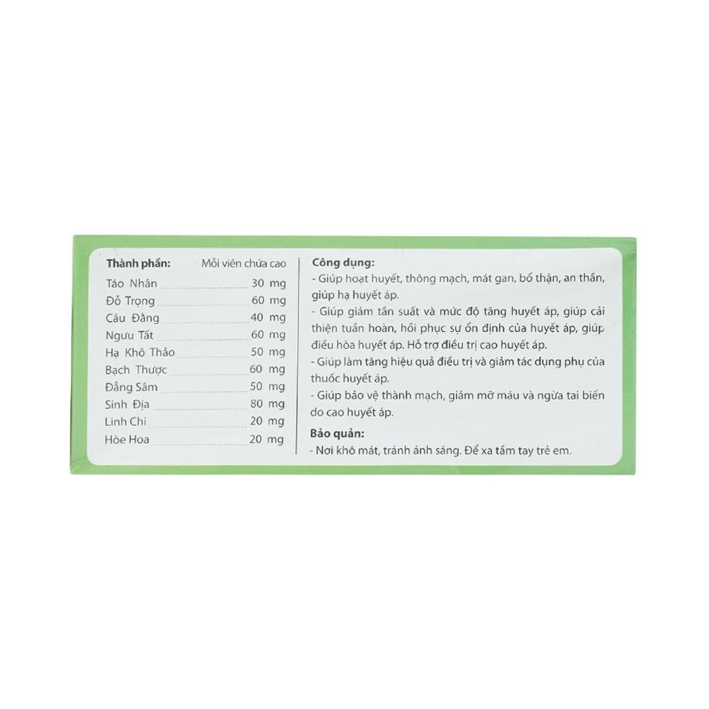 Hình ảnh Viên uống Hạ Hồi Đơn HDpharma hỗ trợ hạ huyết áp, tăng sức bền thành mạch (60 viên)