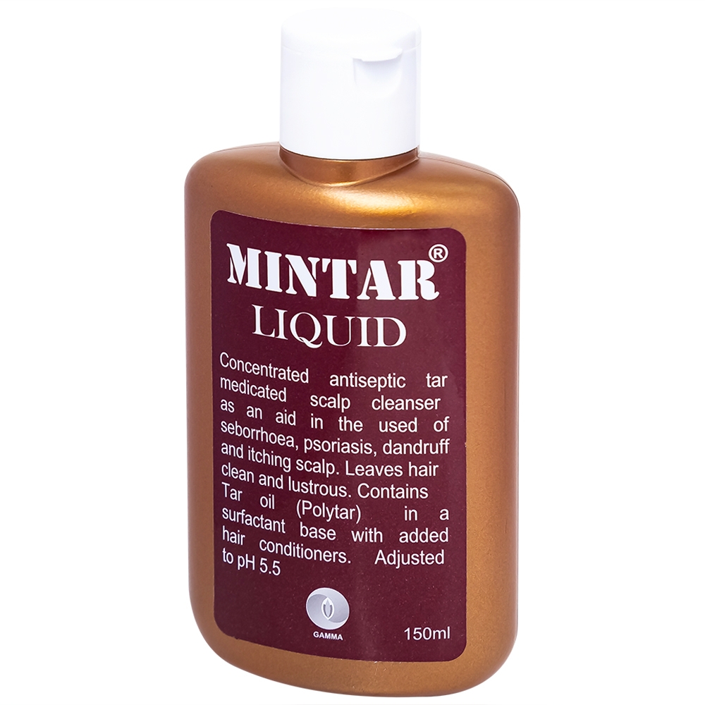 Hình ảnh Dầu gội Mintar Liquid Gamma vệ sinh da đầu, sạch gàu, giảm gàu cho da đầu (150ml)