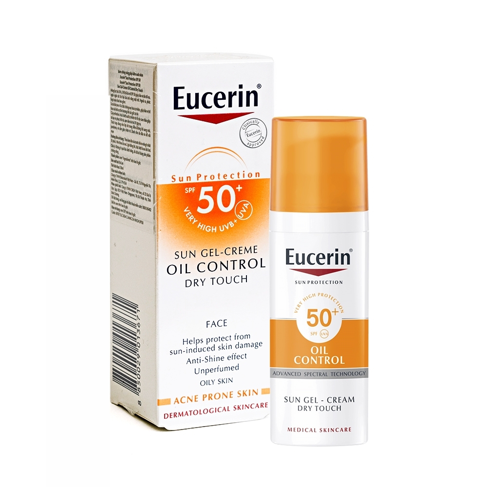 Hình ảnh Kem chống nắng giảm nhờn Eucerin Sun Dry Touch Oil Control Face SPF50+ PA+++ (50ml)