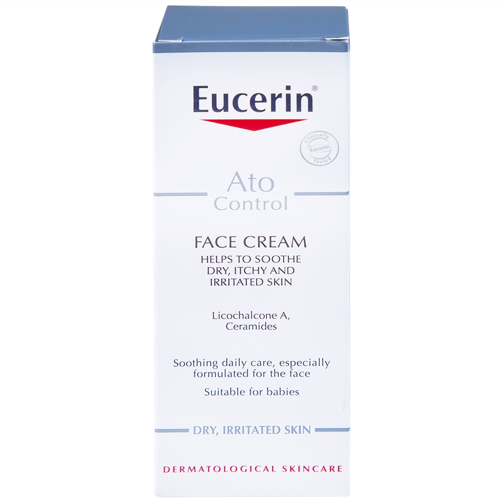 Hình ảnh Kem dưỡng da mặt Eucerin AtoControl Face Cream giảm khô, ngứa và mẩn đỏ (50ml)