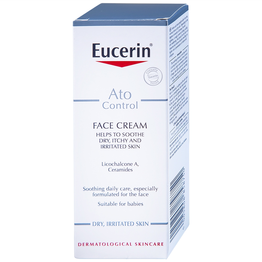 Hình ảnh Kem dưỡng da mặt Eucerin AtoControl Face Cream giảm khô, ngứa và mẩn đỏ (50ml)