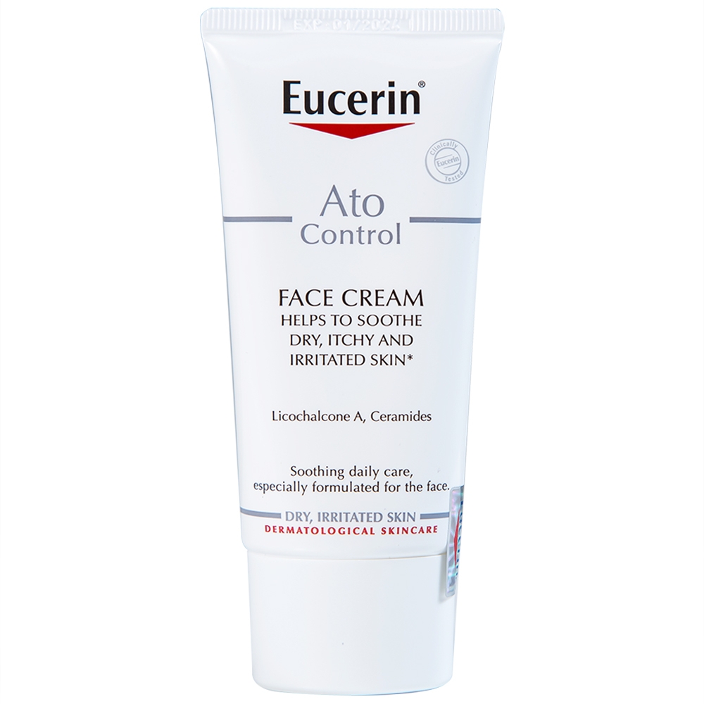 Hình ảnh Kem dưỡng da mặt Eucerin AtoControl Face Cream giảm khô, ngứa và mẩn đỏ (50ml)
