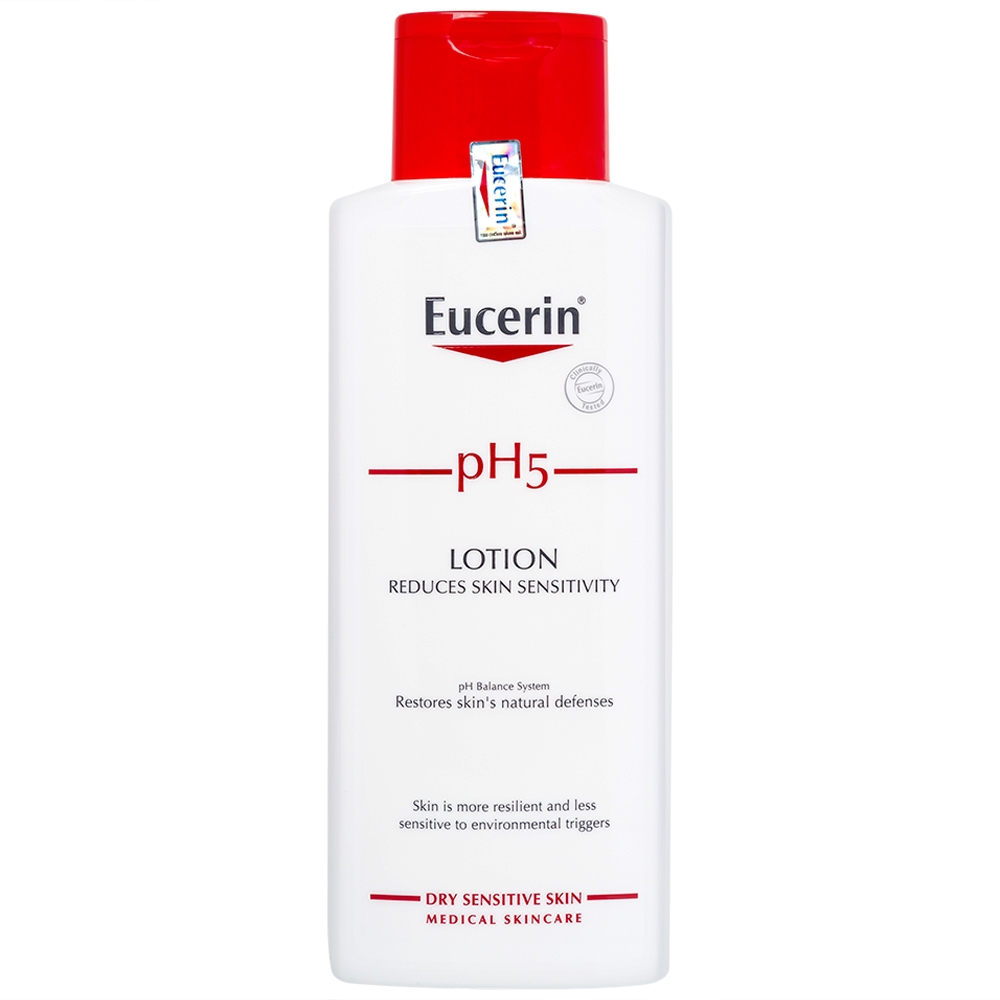 Hình ảnh Sữa dưỡng thể Eucerin pH5 Lotion cung cấp độ ẩm cho da mịn màng và mềm mại (250ml)