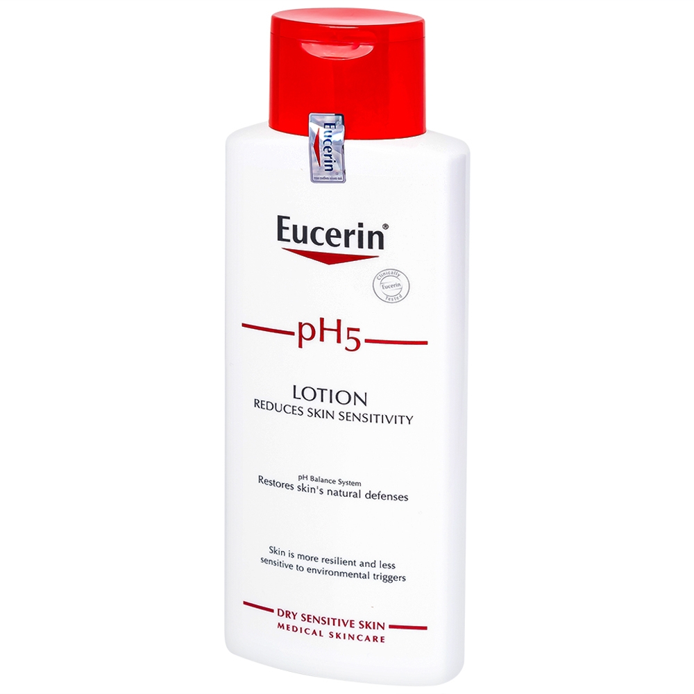 Hình ảnh Sữa dưỡng thể Eucerin pH5 Lotion cung cấp độ ẩm cho da mịn màng và mềm mại (250ml)