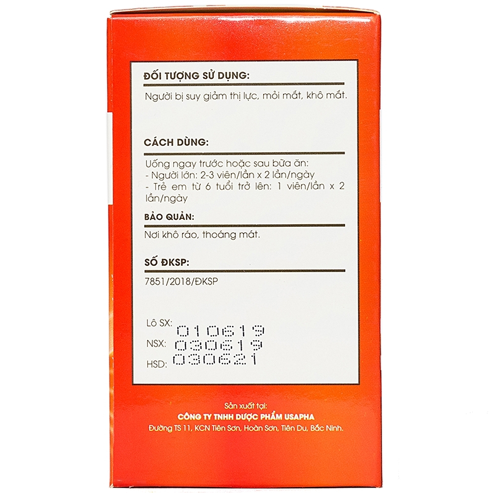 Hình ảnh Viên uống Dầu Gấc Tuệ Linh hỗ trợ bảo vệ sức khỏe đôi mắt, tăng cường thị lực (100 viên)