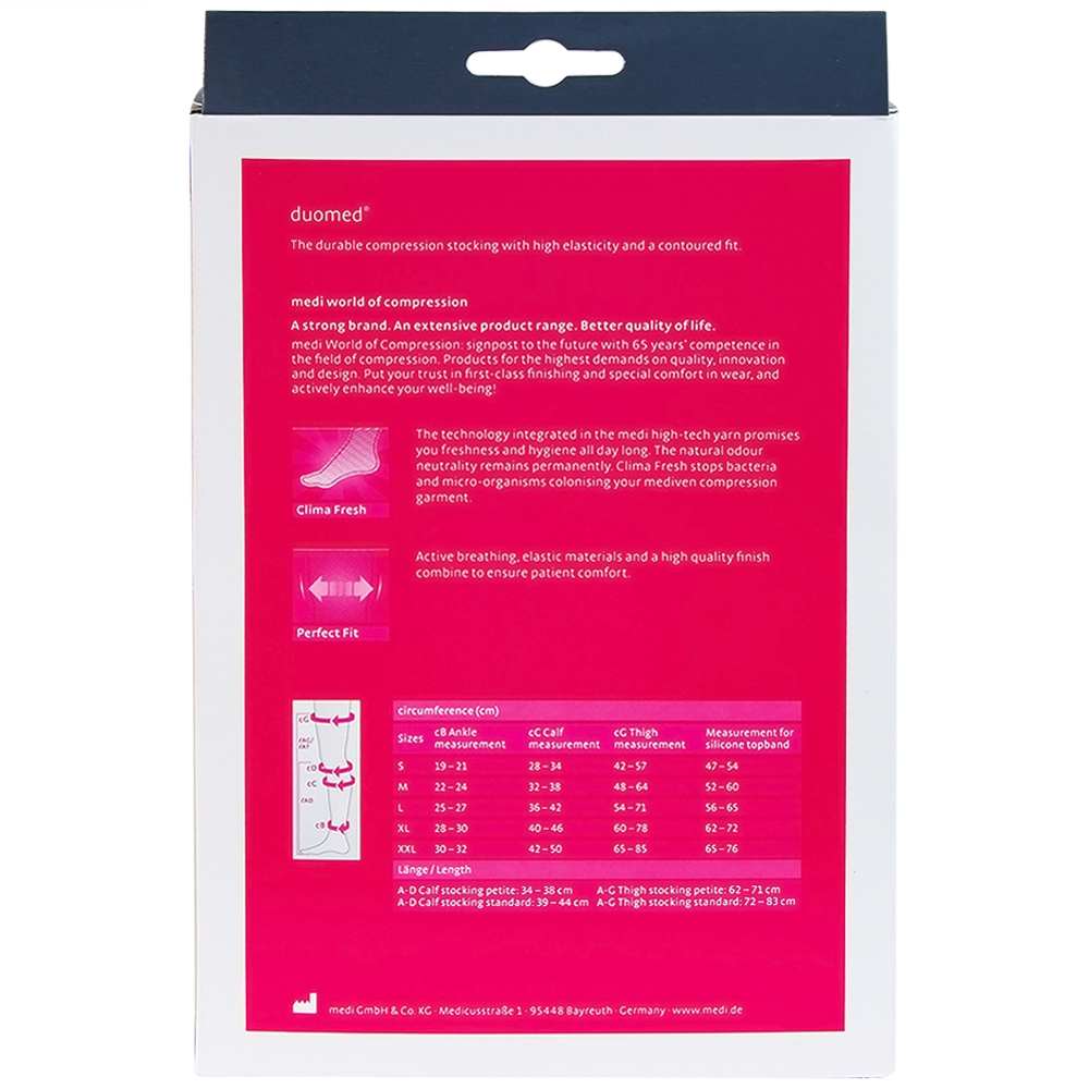 Hình ảnh Vớ gối y khoa Duomed size M hỗ trợ điều trị suy tĩnh mạch, phù chân, đau nhức chân