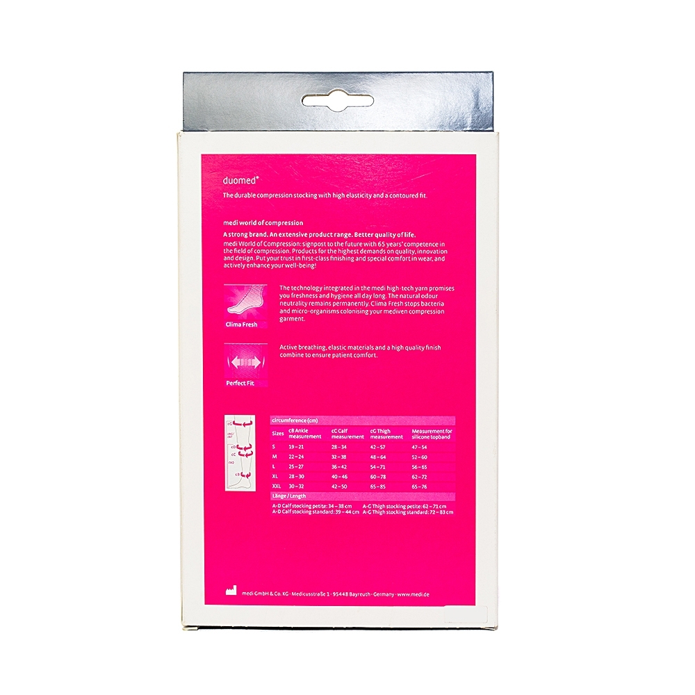 Hình ảnh Vớ đùi y khoa Medi Duomed size S hỗ trợ điều trị giãn tĩnh mạch, phù chân, đau nhức chân (1 đôi)