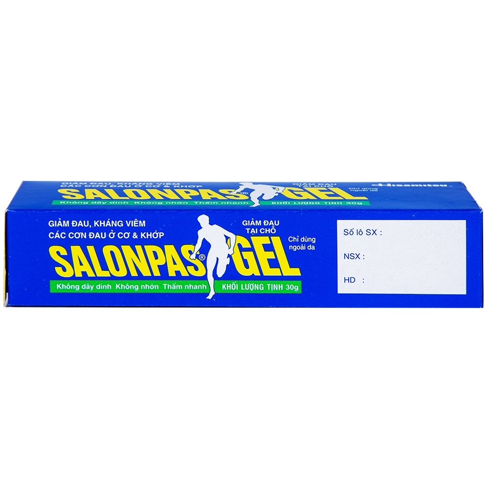 Hình ảnh  Gel Salonpas giảm đau, kháng viêm các cơn đau cơ, khớp (30g)