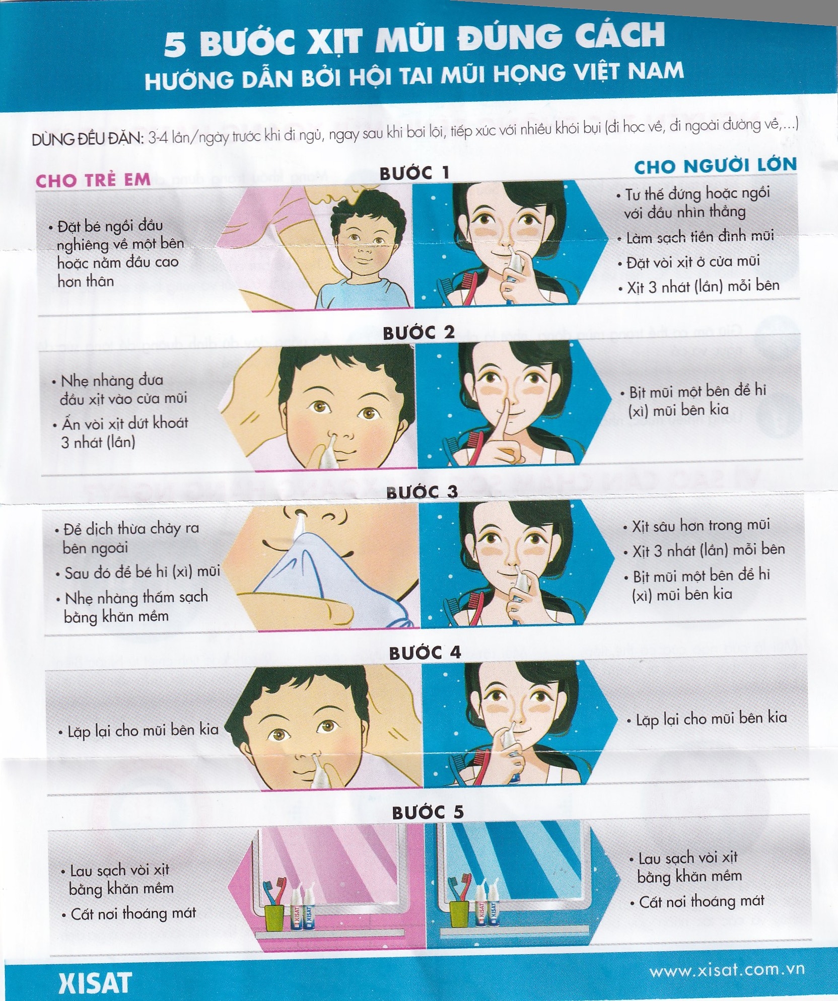 Hình ảnh Xịt mũi nước biển sâu Xisat 75ml thông mũi, dễ thở, hỗ trợ điều trị viêm mũi xoang