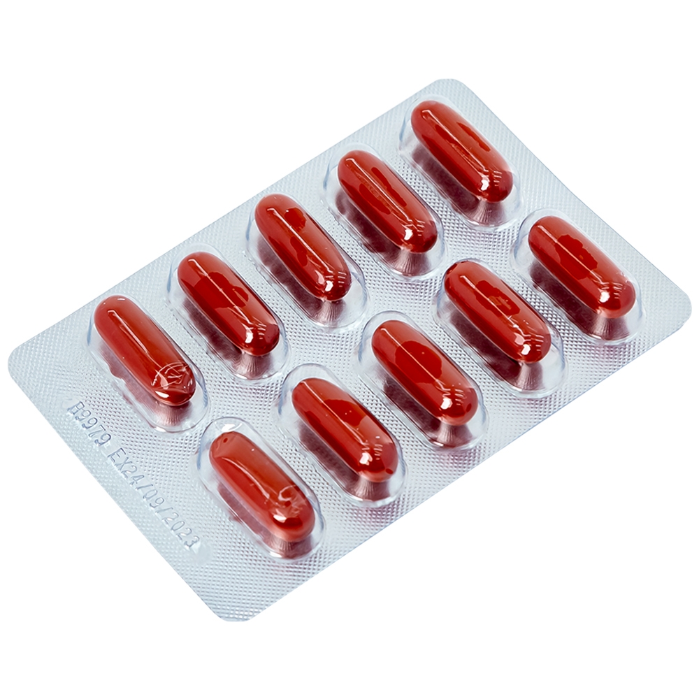 Hình ảnh Viên nang Zi Q Zifam hạn chế quá trình lão hoá, giảm nguy cơ tim mạch do xơ vữa động mạch (1 vỉ x 10 viên)