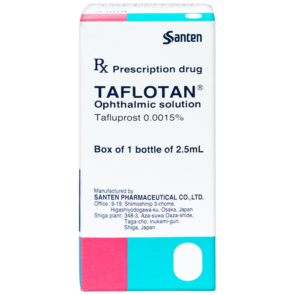 Hình ảnh Thuốc nhỏ mắt Taflotan Santen làm giảm áp lực nội nhãn cao (2,5ml)