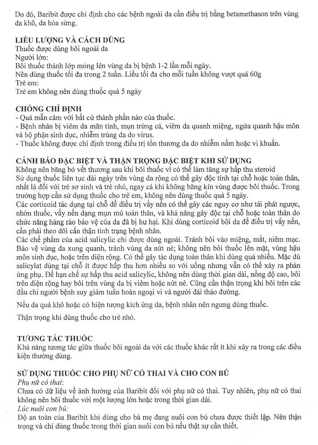 Hình ảnh Thuốc bôi Baribit Bio-Labs điều trị các bệnh ngoài da (15g)