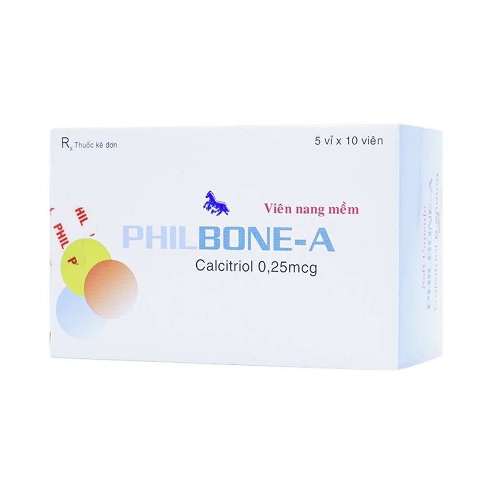 Hình ảnh Thuốc Philbone-A Phil điều trị loãng xương, bệnh còi xương (5 vỉ x 10 viên)
