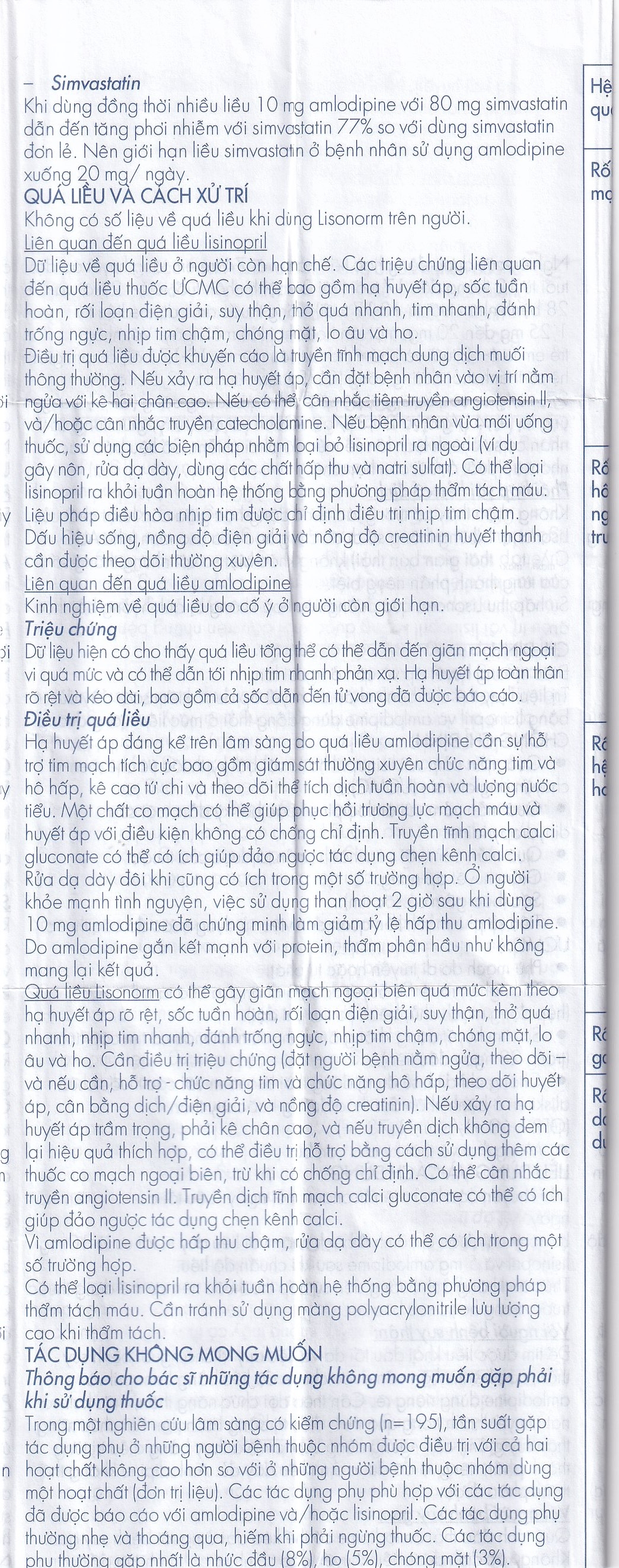 Hình ảnh Viên nén Lisonorm Gedeon điều trị tăng huyết áp vô căn (3 vỉ x 10 viên)