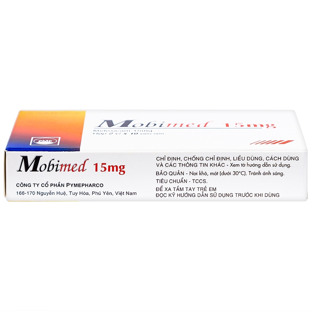 Hình ảnh Thuốc Mobimed 15mg Pymepharco điều trị viêm khớp dạng thấp, viêm cột sống (2 vỉ x 10 viên)