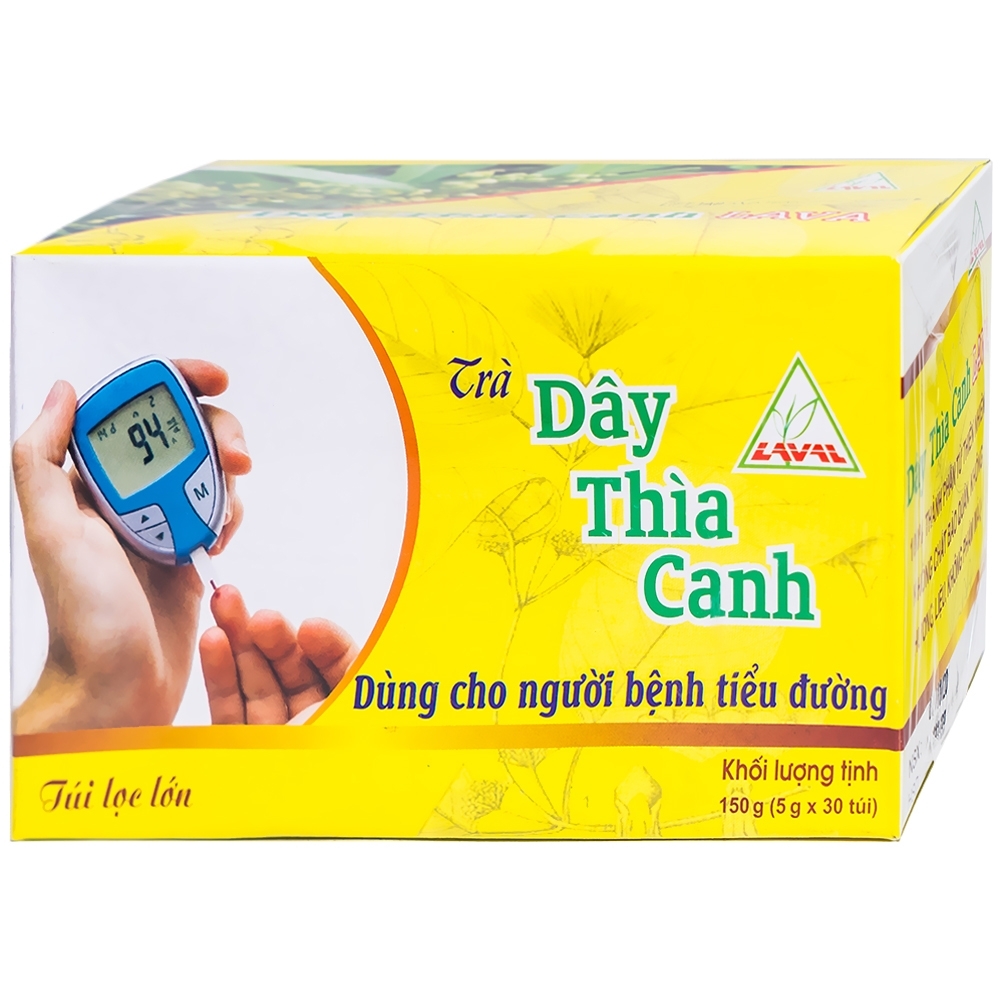 Hình ảnh Trà túi lọc Dây Thìa Canh Lava dùng cho người bệnh tiểu đường (5g x 30 túi‎)