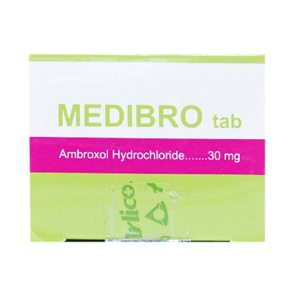 Hình ảnh Viên nén Medibro 30mg Arlico tiêu chất nhầy đường hô hấp (10 vỉ x 10 viên)