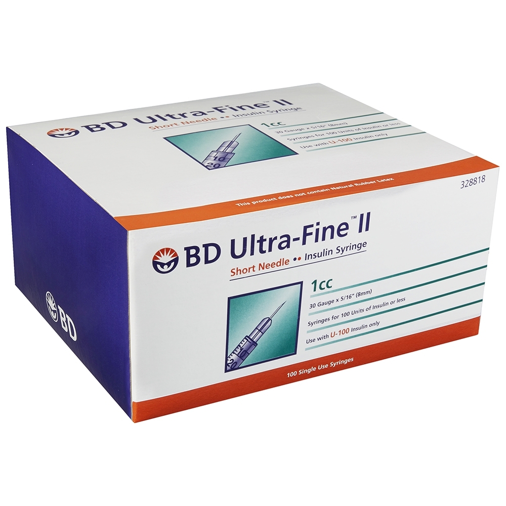 Hình ảnh Kim BD Ultra-Fine II 1ml Becton tiêm Insulin cho người bệnh tiểu đường (100 cây)