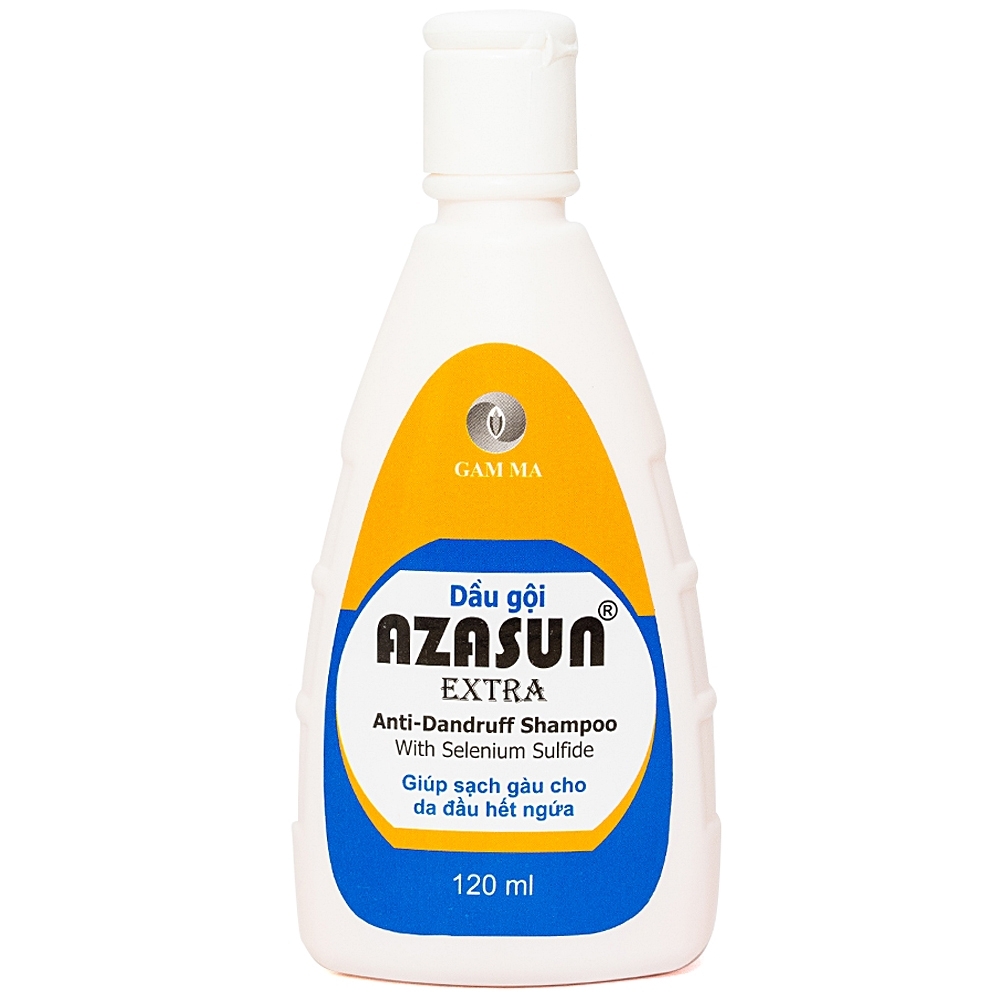 Hình ảnh Dầu gội Azasun Extra Gamma sạch gàu cho da đầu hết ngứa (120ml)