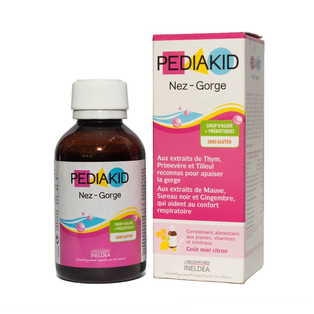 Hình ảnh Siro Pediakid Nez-Gorge giúp làm sạch, thông thoáng đường mũi họng (125ml)