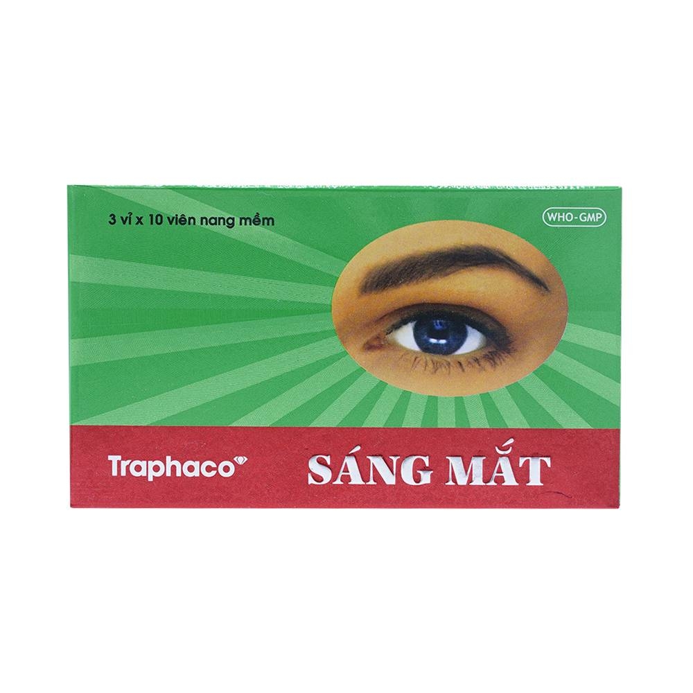 Hình ảnh Thuốc Sáng Mắt Traphaco điều trị mờ mắt, nhức mắt (3 vỉ x 10 viên)