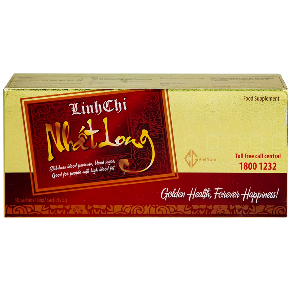 Hình ảnh Linh Chi Nhất Long CG hỗ trợ làm ổn định huyết áp, ổn định đường huyết (30 gói)