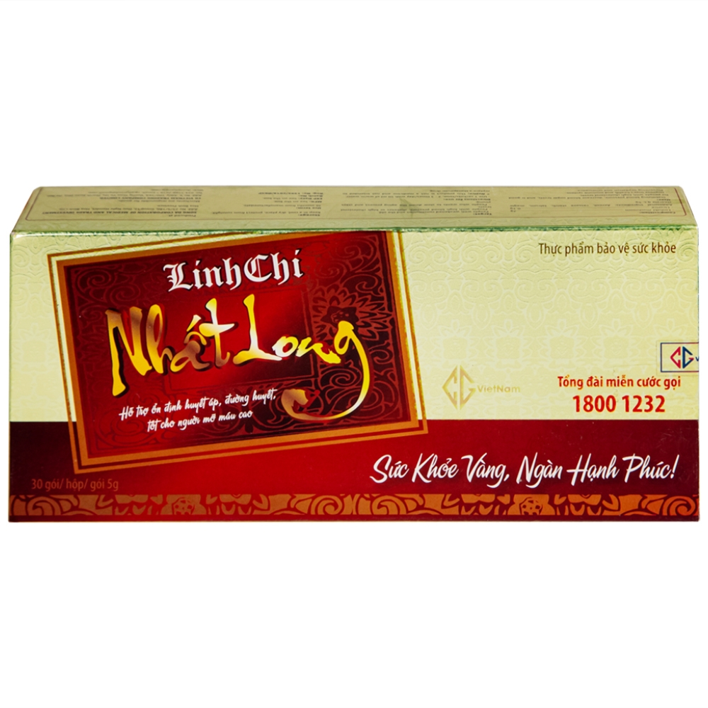 Hình ảnh Linh Chi Nhất Long CG hỗ trợ làm ổn định huyết áp, ổn định đường huyết (30 gói)