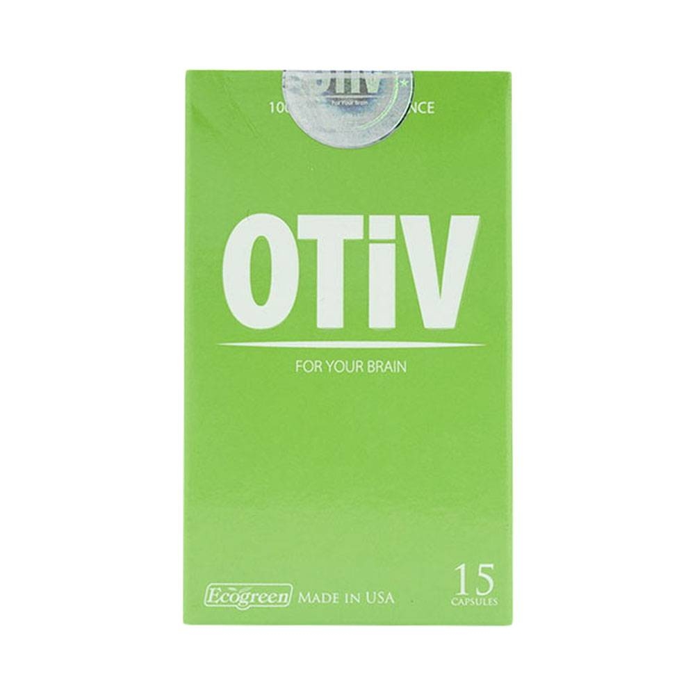 Hình ảnh Viên uống OTiV Ecogreen giúp tăng cường dưỡng chất cho não (15 viên)