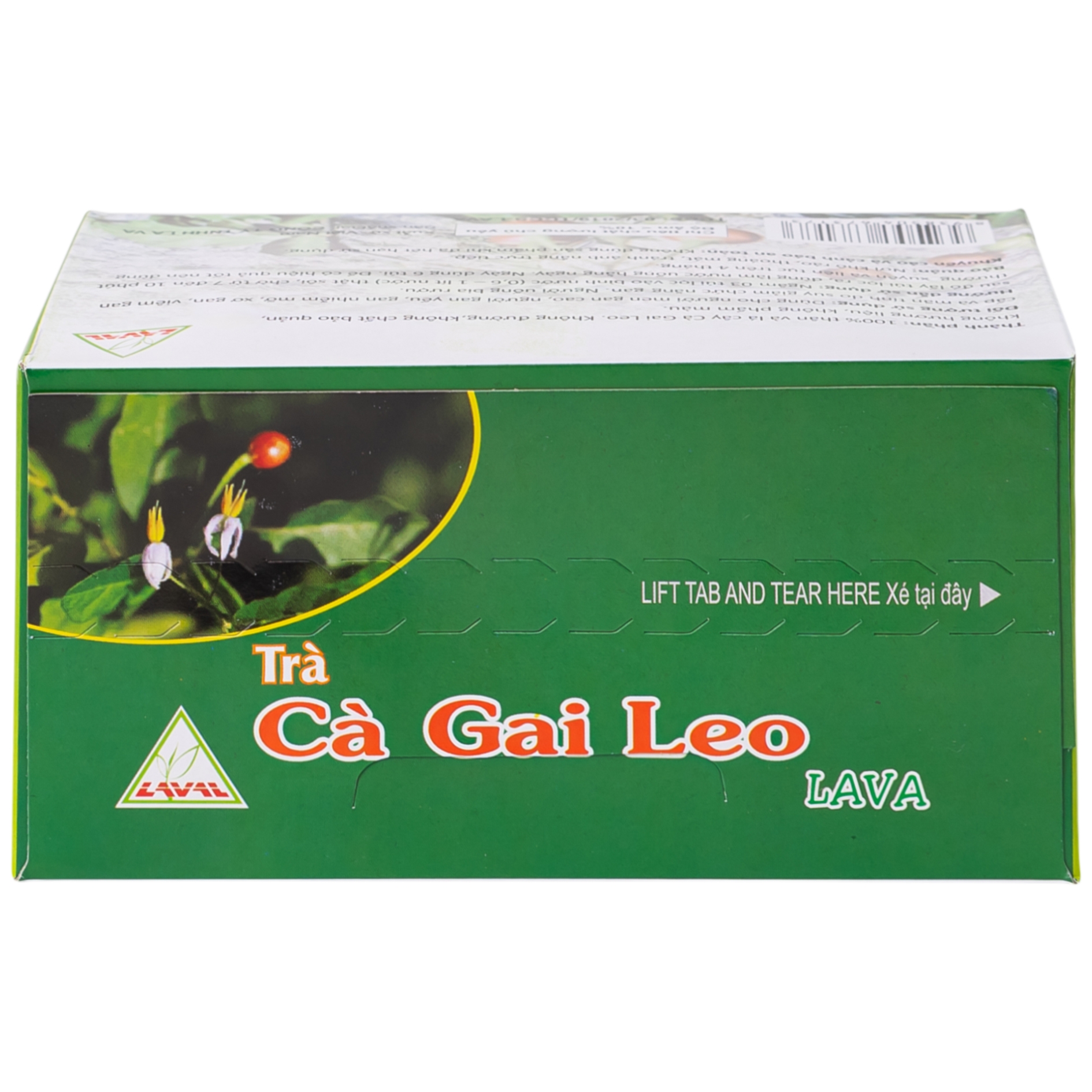 Hình ảnh Trà túi lọc Cà Gai Leo Lava hỗ trợ bổ gan, giải độc gan, hạ men gan (5g x 30 túi)