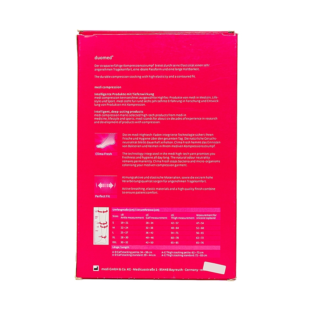 Hình ảnh Vớ gối y khoa Duomed size XL hỗ trợ điều trị suy tĩnh mạch, phù chân, đau nhức chân
