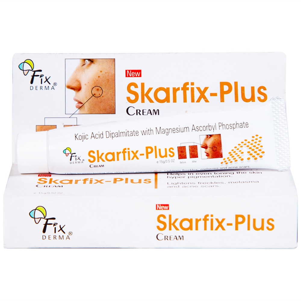 Hình ảnh Kem làm sáng da Skarfix-Plus Cream Fixderma mờ vết thâm, đốm đen (15g)