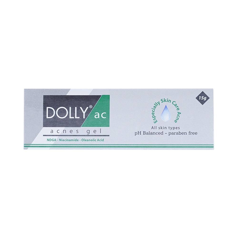 Hình ảnh Gel Dolly-AC Acnes Gamma làm sạch bã nhờn trên da, ngừa mụn, mờ sẹo, mờ vết thâm mụn (15g)