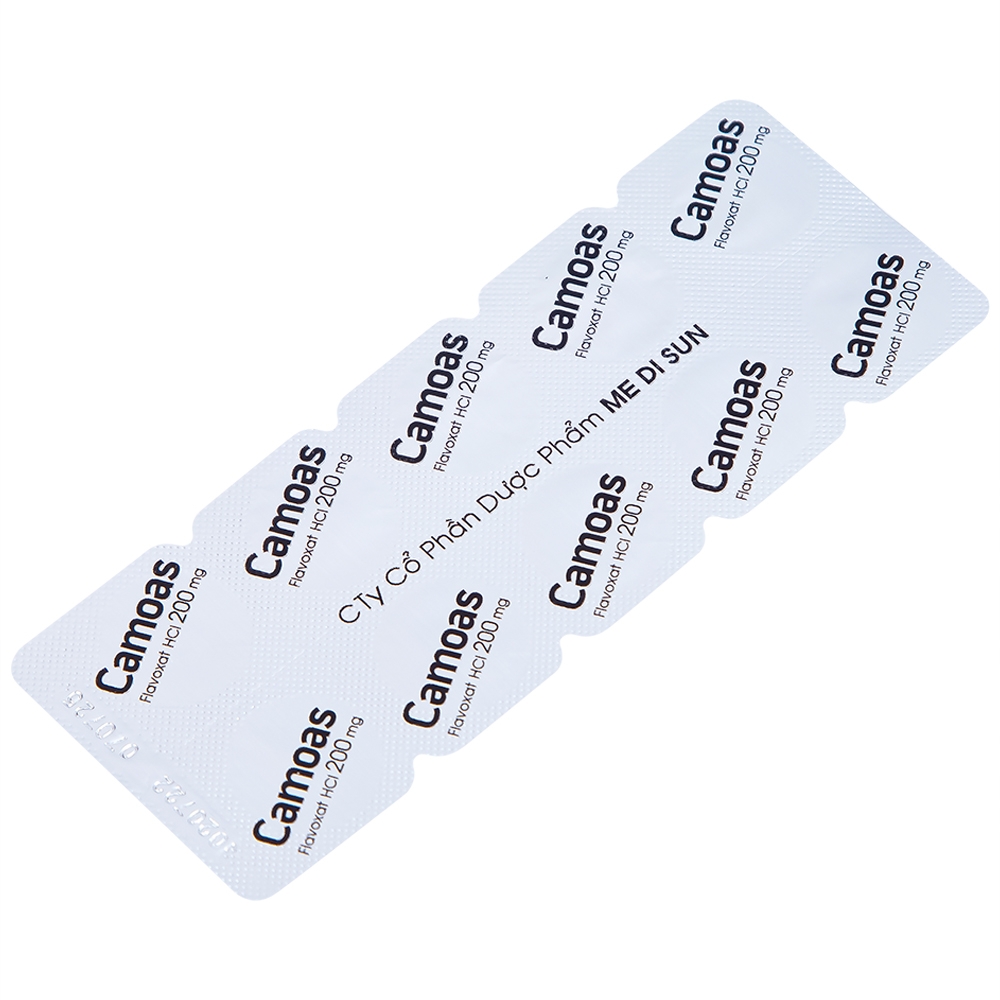 Hình ảnh Thuốc Camoas 200mg Medisun giảm triệu chứng khó tiểu, tiểu gấp, tiểu đêm (3 vỉ x 10 viên)