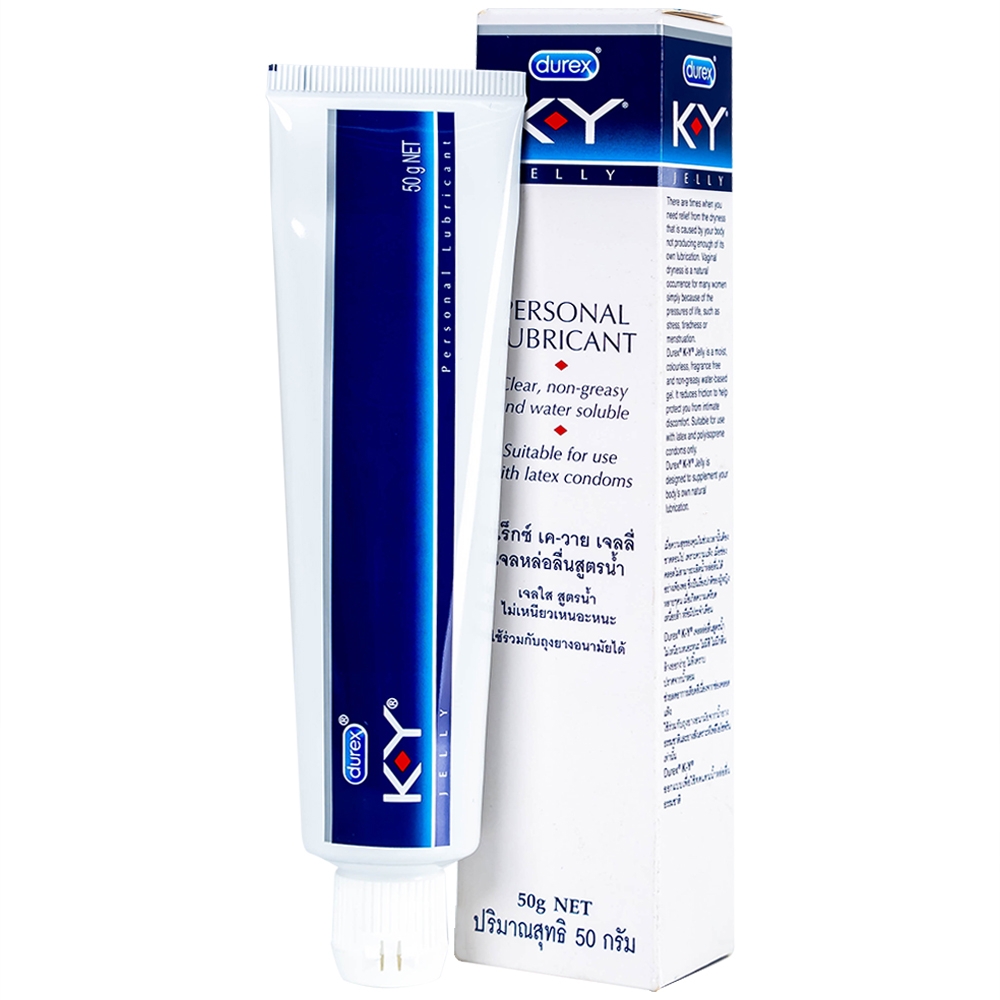 Hình ảnh Gel bôi trơn Durex K-Y Jelly giảm triệu chứng khô âm đạo khi quan hệ (50g)
