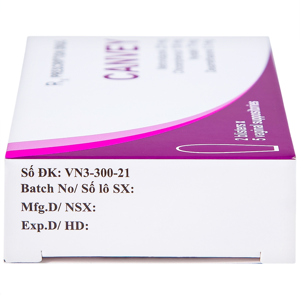 Hình ảnh Viên đặt âm đạo Canvey Farmaprim điều trị nhiễm khuẩn âm đạo (2 vỉ x 5 viên)