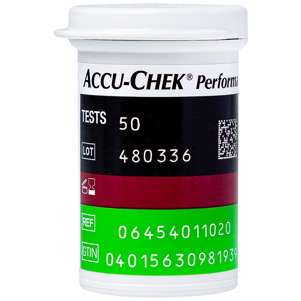 Hình ảnh Que thử đường huyết Accu-Chek Performa (50 que)
