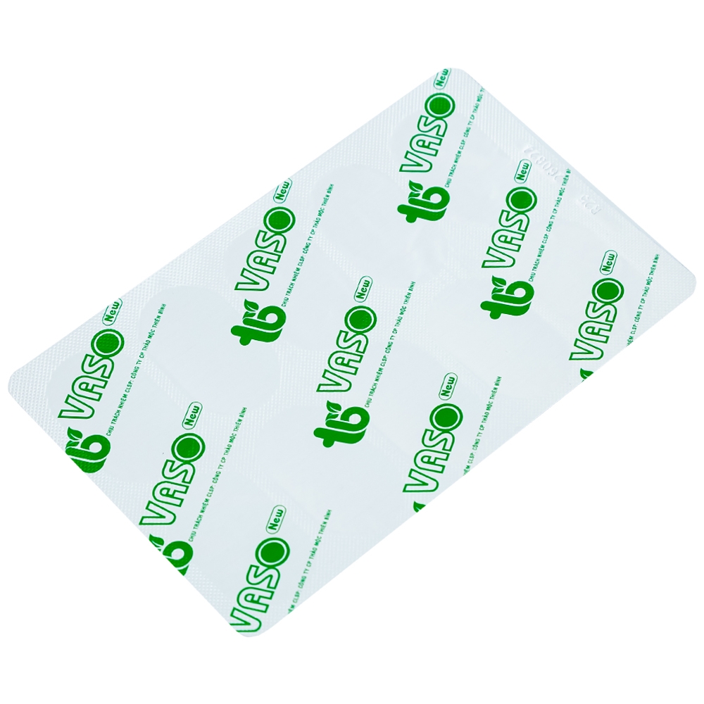 Hình ảnh Viên uống Vaso New Thiên Bình hỗ trợ giảm cholesterol máu (3 vỉ x 10 viên)