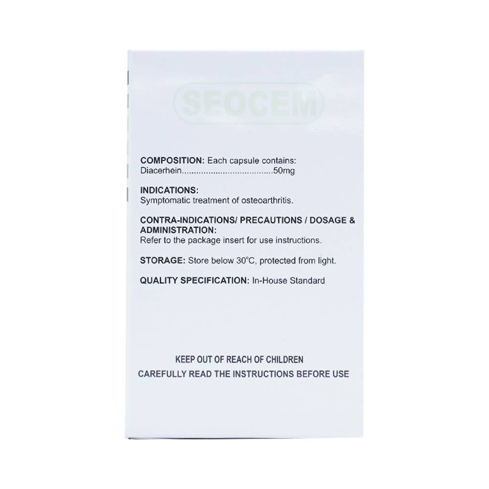 Hình ảnh Thuốc Seocem Capsule Guju Pharma điều trị triệu chứng viêm xương khớp (10 vỉ x 10 viên)