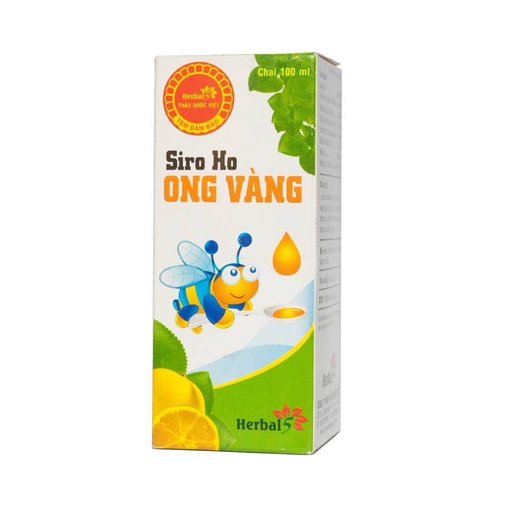 Hình ảnh Siro ho Ong Vàng Thảo Dược Việt hỗ trợ làm ấm và sạch họng, giảm ho (100ml)