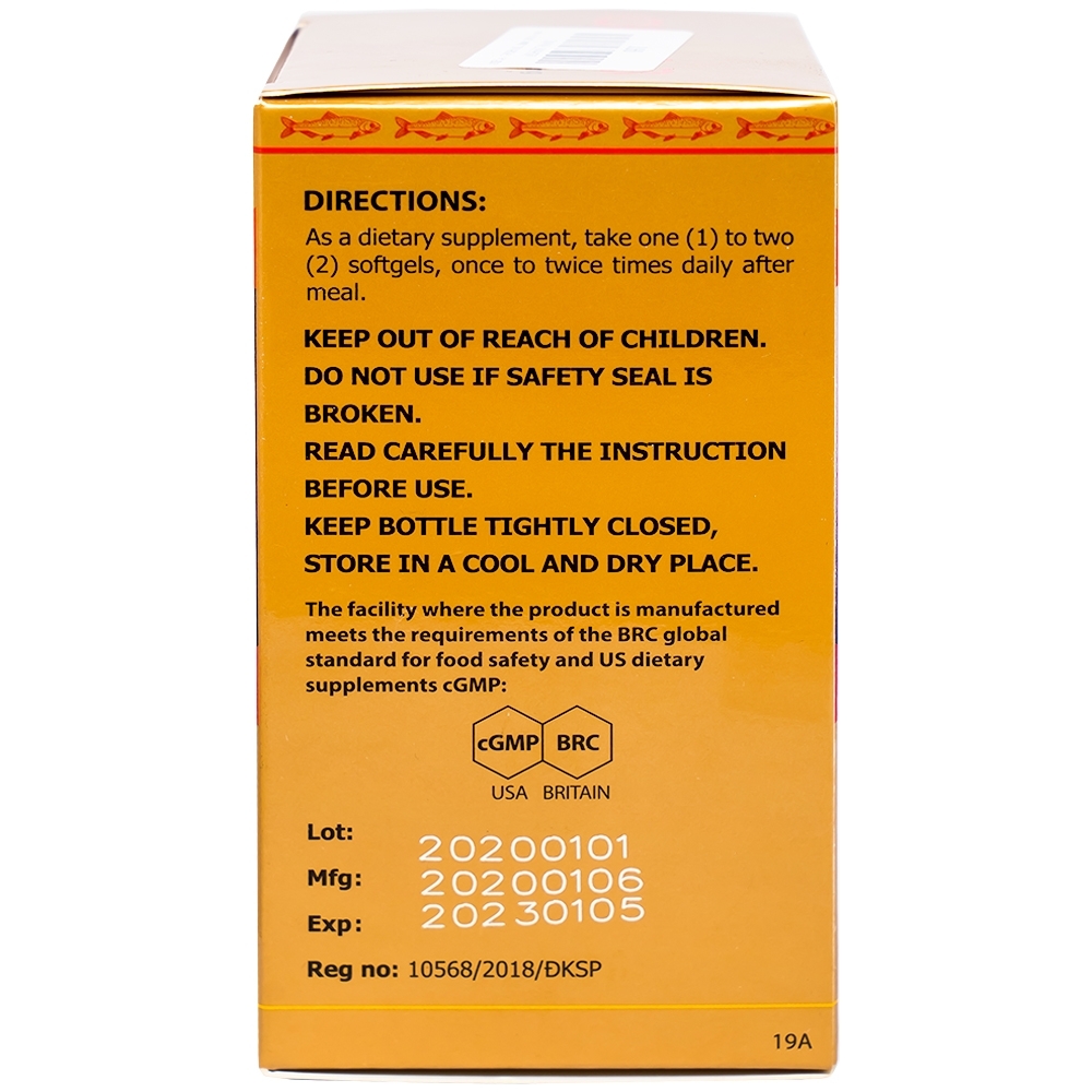 Hình ảnh Viên uống Omega-3 Fish Oil 1000mg Sirio Pharma tốt cho tim mạch (100 viên)