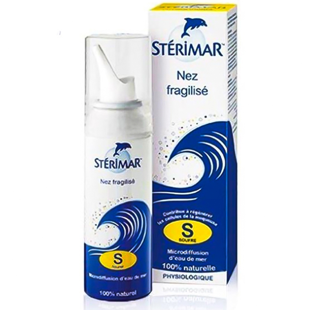 Hình ảnh Dung dịch xịt mũi Stérimar Nez Fragilisé 50ml Steriplant vệ sinh mũi và giúp phục hồi niêm mạc mũi