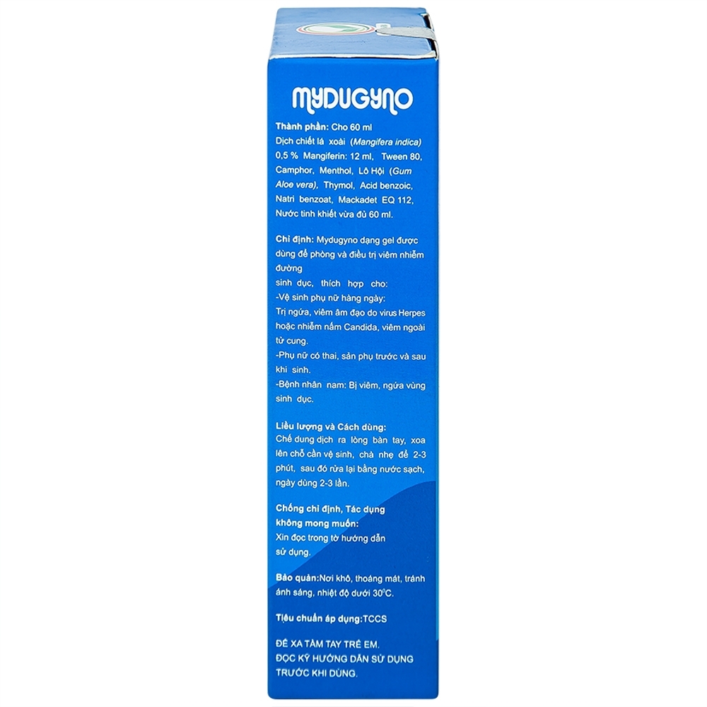 Hình ảnh Gel vệ sinh phụ nữ Mydugyno Nature kháng khuẩn, kháng nấm, kháng virus (120ml)