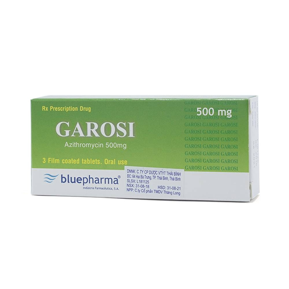 Hình ảnh Thuốc Garosi Bluepharma điều trị nhiễm khuẩn (1 vỉ x 3 viên)