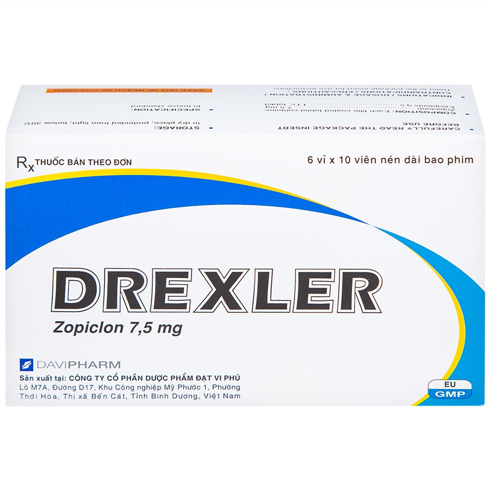 Hình ảnh Thuốc Drexler Davipharm điều trị ngắn hạn chứng mất ngủ (60 viên)