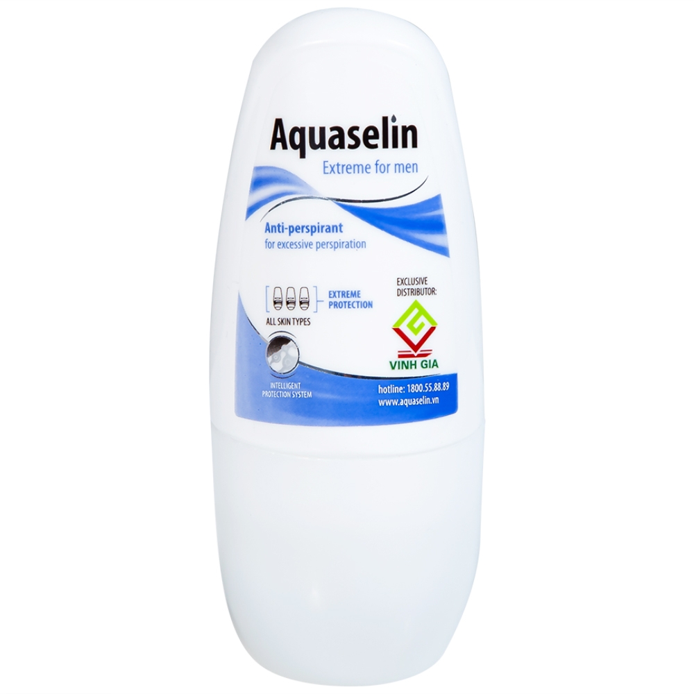 Hình ảnh Lăn khử mùi Aquaselin Extreme For Men dùng cho vùng nách dành cho nam giới, giảm mồ hôi (50ml)