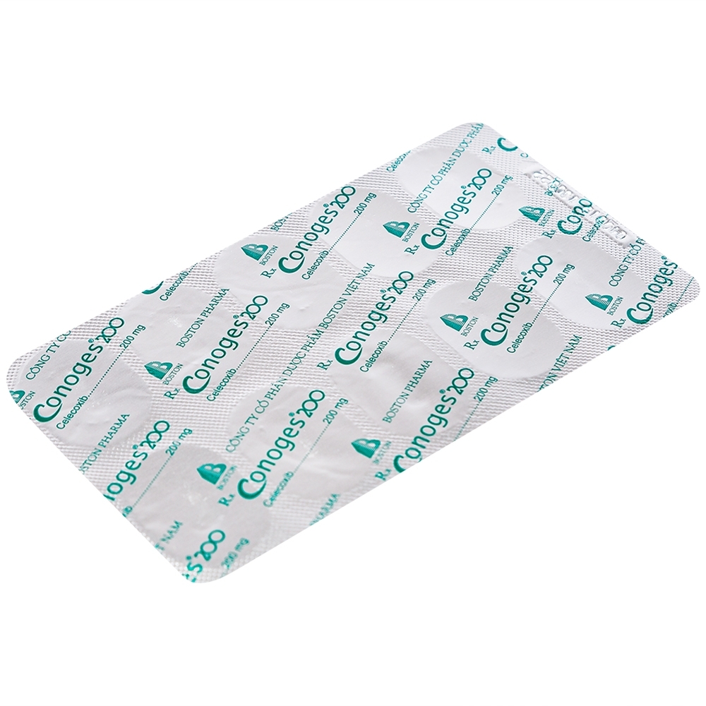 Hình ảnh Thuốc Conoges 200 Boston điều trị triệu chứng viêm xương khớp, viêm khớp dạng thấp (30 viên)