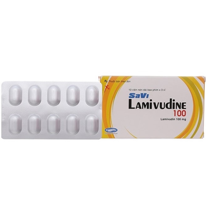 Hình ảnh Thuốc Lamivudine 100 SaVi điều trị viêm gan (3 vỉ x 10 viên)