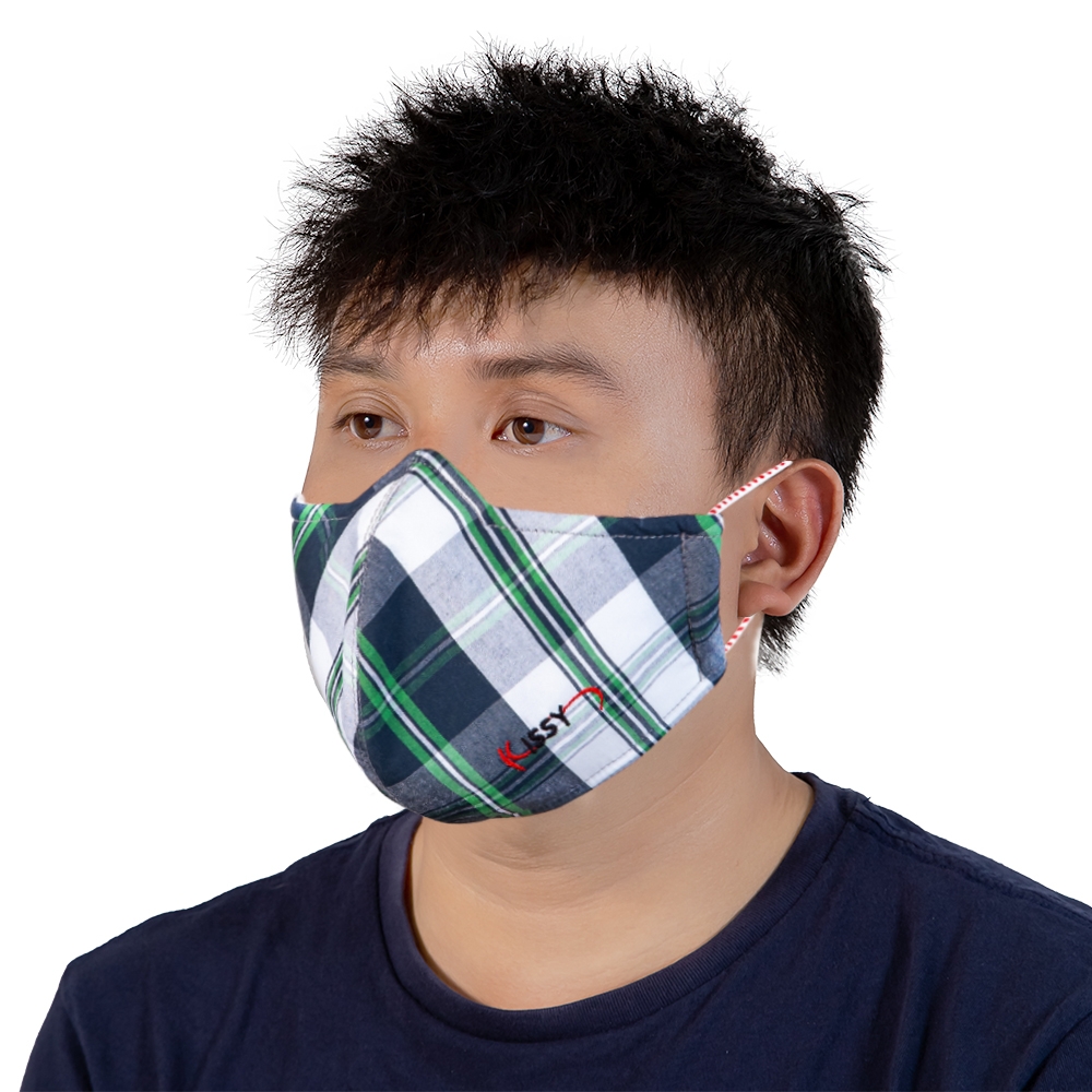 Hình ảnh Khẩu trang sợi hoạt tính Kissy size L 3 lớp giúp lọc sạch không khí, ngăn bụi, khí ô nhiễm