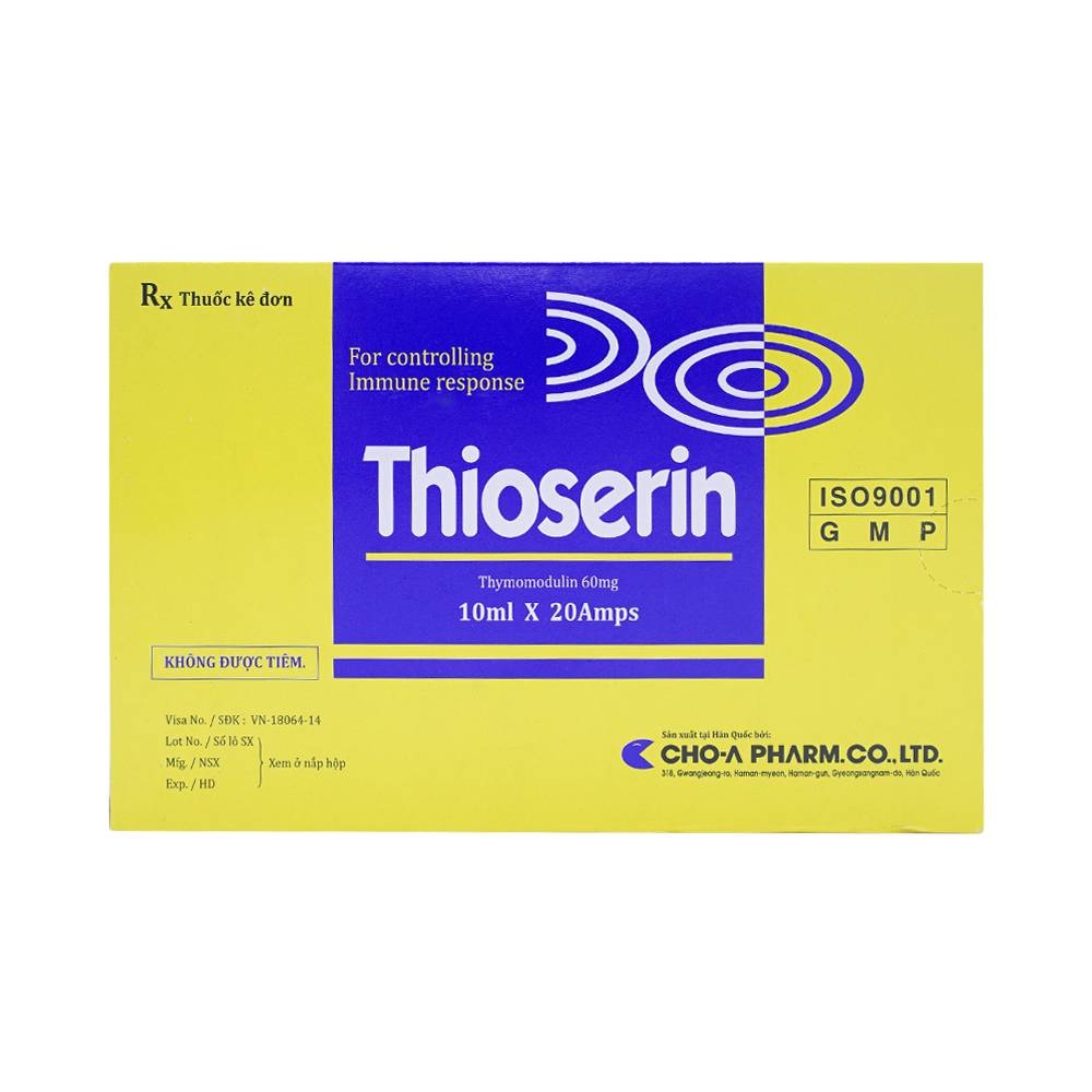Hình ảnh Dung dịch Thioserin CHO-A điều trị viêm mũi dị ứng (20 ống x 10ml)
